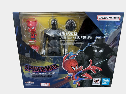 New Bandai Spider-Man Noir & Spider-Ham (Across the Spider-Verse) S.H.Figuarts