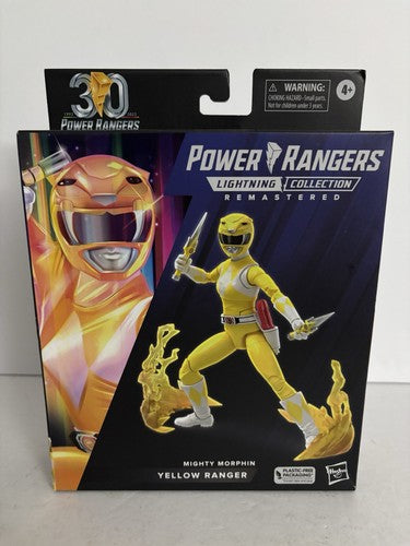 Hasbro Power Rangers Lightning Collection Remastered MMPR Yellow Ranger NIB
