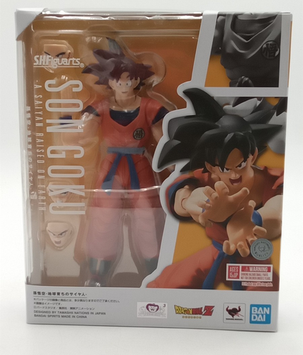 New w/box damage S.H.Figuarts Dragon Ball Z Son Goku A Saiyan Raised On Earth