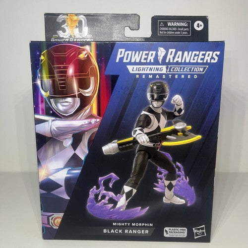 POWER RANGERS LIGHTNING COLLECTION REMASTERED MIGHTY MORPHIN BLACK RANGER ZACK