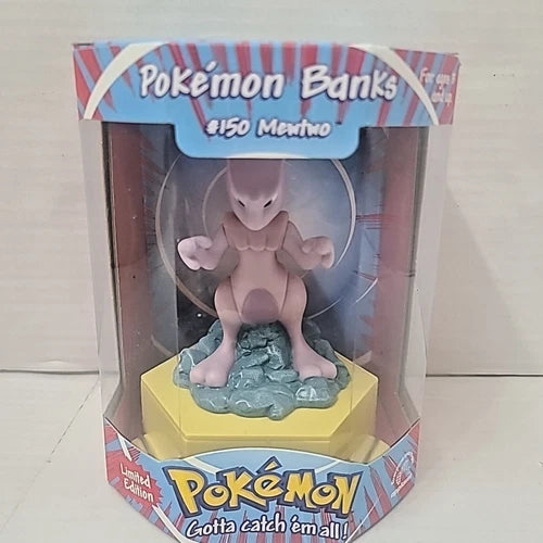 1998 Pokemon Bank By Applause Mewtwo #150 Limited Edition