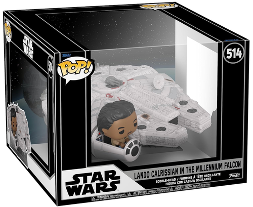 Funko Pop! Ride Super Deluxe Star Wars Lando Calrissian in The Millenium Falcon