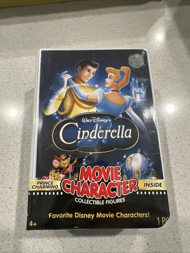 Disney Movie Cinderella VHS Replica Mini Case Display Figure Prince Charming