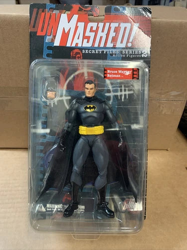 DC Direct UnMasked Secret Files Bruce Wayne Batman Action Figure