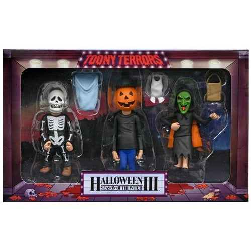 NECA Halloween 3 TOONY Terrors Trick OR TREATERS 6IN Figure 3PK
