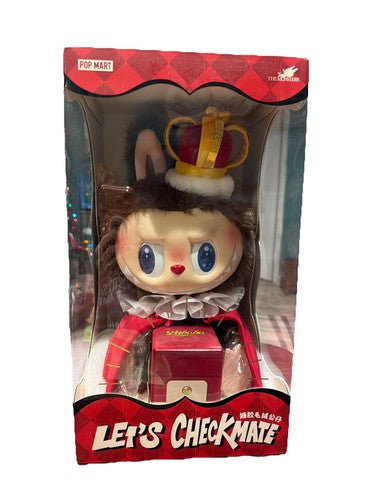 Popmart LABUBU The Monsters Let’s Checkmate Series Vinyl Plush Doll Authentic QR