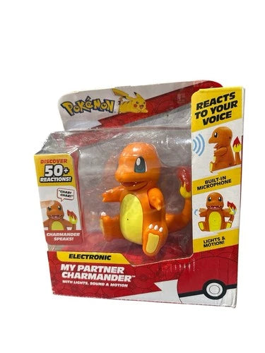 Pokémon Electronic My Partner Charmander Movement Sounds Toy