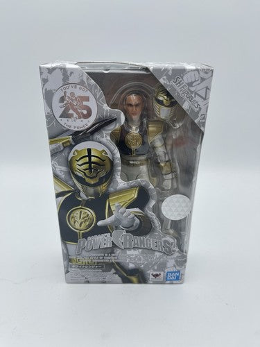 SH Figuarts White Ranger Mighty Morphin Power Rangers Tamashii Nations Figure