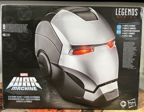 New-Hasbro Marvel Legends Series WAR Machine Electronic Helmet-Free Shipping