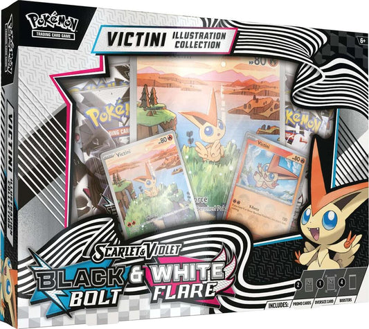Black Bolt & White Flare Victini Illustration Colleciton